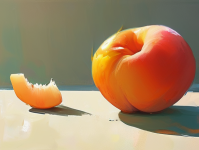 每天一个桃子，健康生活的艺术，每日一桃，健康